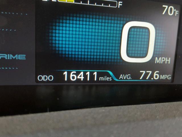 JTDKARFP9H3065972 - 2017 TOYOTA PRIUS PRIM ვერცხლისფერი ფოტო 8