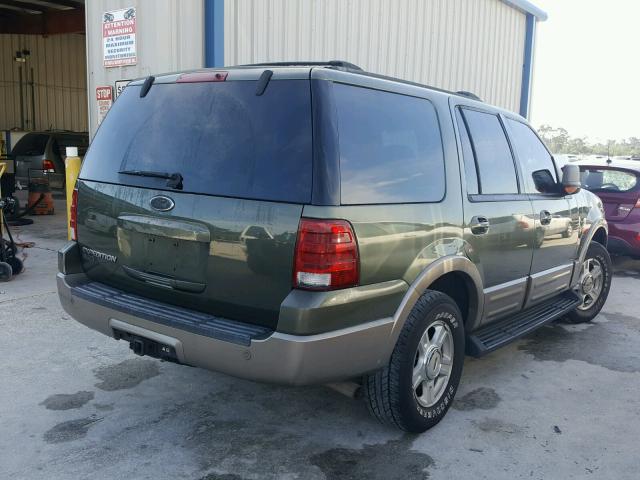 1FMRU17W63LB61477 - 2003 FORD EXPEDITION GREEN photo 4