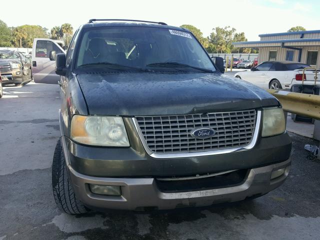 1FMRU17W63LB61477 - 2003 FORD EXPEDITION GREEN photo 9