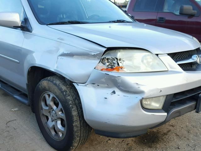 2HNYD186X2H503775 - 2002 ACURA MDX TOURIN SILVER photo 9