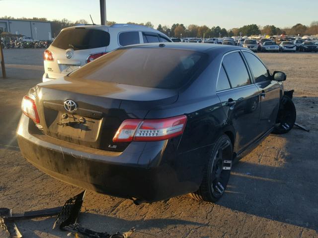 4T1BF3EK3BU177667 - 2011 TOYOTA CAMRY BASE BLACK photo 4