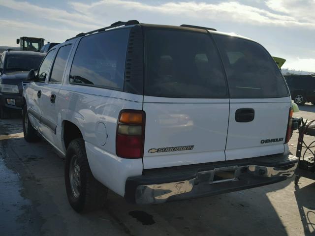 1GNEC16Z33R123310 - 2003 CHEVROLET SUBURBAN C WHITE photo 3