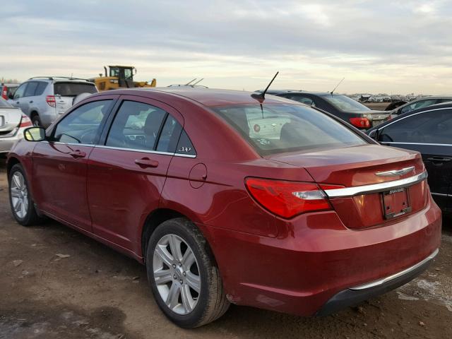 1C3CCBBBXCN131866 - 2012 CHRYSLER 200 TOURIN RED photo 3