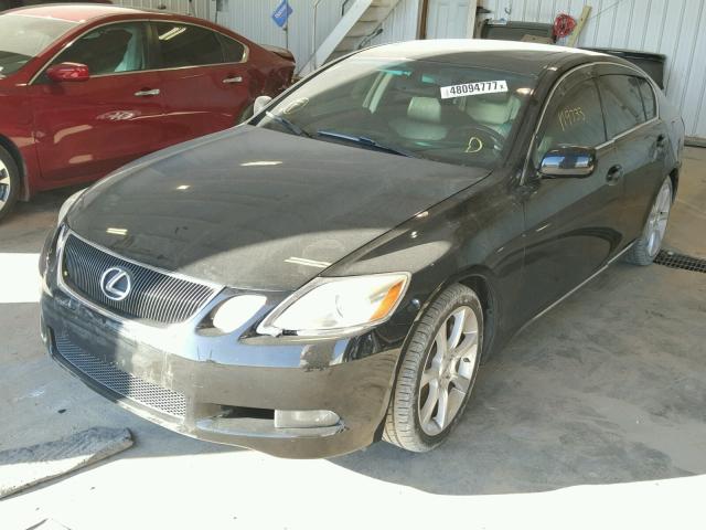 JTHBE96S870013448 - 2007 LEXUS GS 350 BLACK photo 2