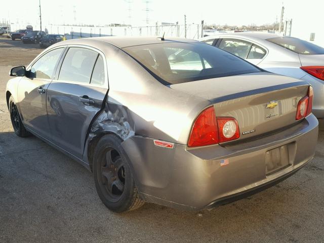 1G1ZB5E1XBF243162 - 2011 CHEVROLET MALIBU LS BROWN photo 3