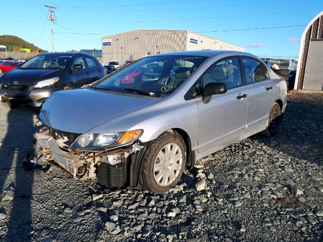 2HGFA16397H033164 - 2007 HONDA CIVIC DX SILVER photo 2