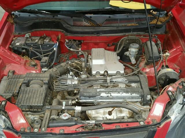 JHLRD1861YS000893 - 2000 HONDA CR-V EX RED photo 7