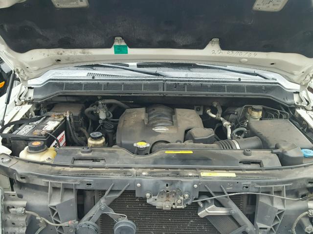 5N1AA08B04N723441 - 2004 NISSAN ARMADA SE WHITE photo 7