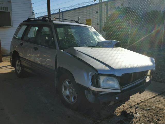 JF1SF63562H734542 - 2002 SUBARU FORESTER L SILVER photo 1