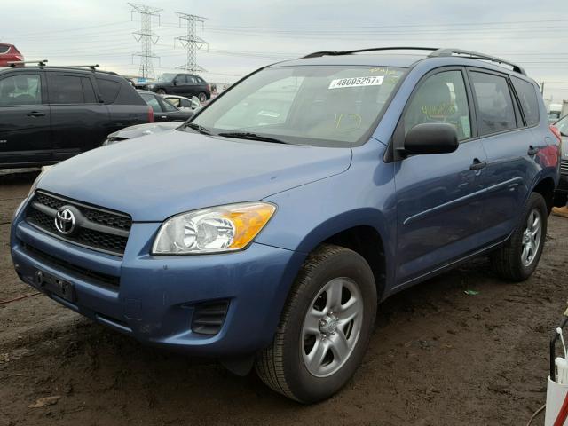 JTMKF4DV3A5017433 - 2010 TOYOTA RAV4 BLUE photo 2