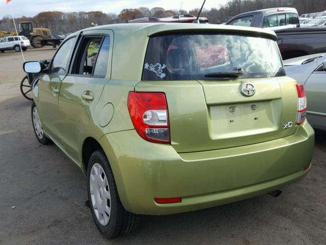 JTKKU104X9J048899 - 2009 TOYOTA SCION XD GREEN photo 3