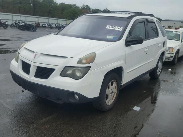 3G7DA03E12S581461 - 2002 PONTIAC AZTEK WHITE photo 2