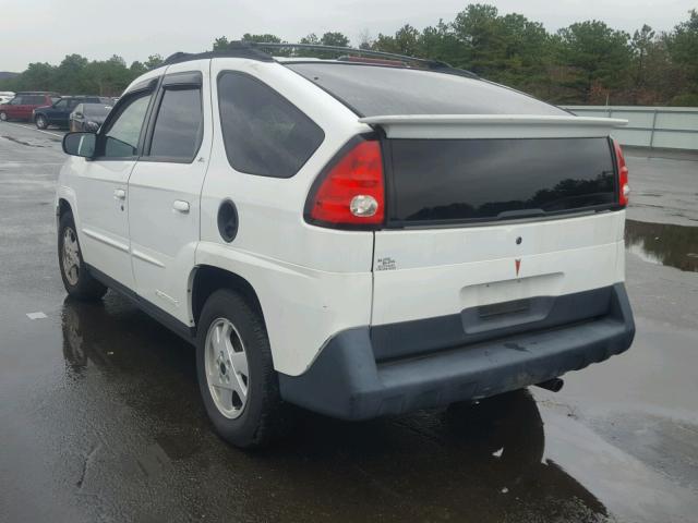 3G7DA03E12S581461 - 2002 PONTIAC AZTEK WHITE photo 3