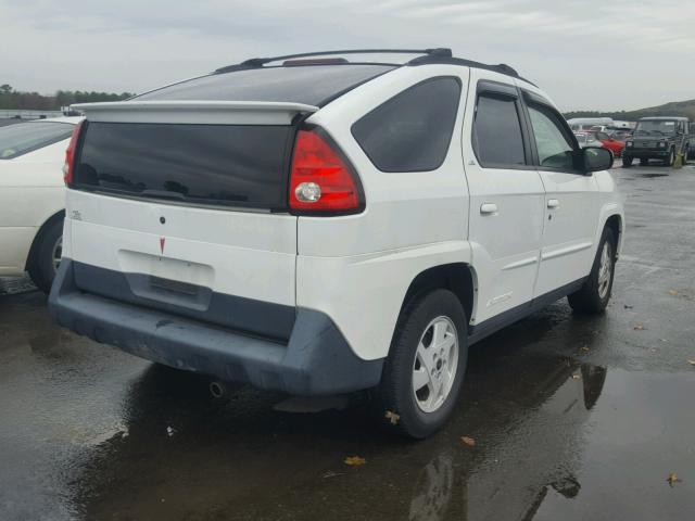 3G7DA03E12S581461 - 2002 PONTIAC AZTEK WHITE photo 4