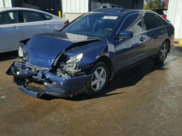 1HGCM56624A137095 - 2004 HONDA ACCORD EX BLUE photo 2