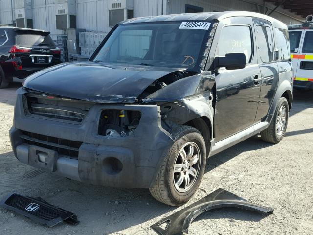 5J6YH28666L009366 - 2006 HONDA ELEMENT EX BLACK photo 2