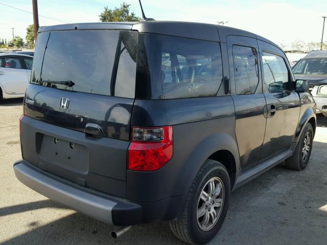 5J6YH28666L009366 - 2006 HONDA ELEMENT EX BLACK photo 4