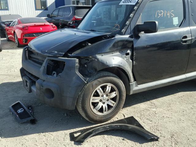 5J6YH28666L009366 - 2006 HONDA ELEMENT EX BLACK photo 9