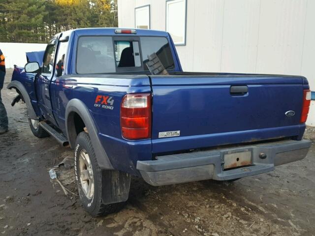 1FTZR45E33PA22935 - 2003 FORD RANGER SUP BLUE photo 3