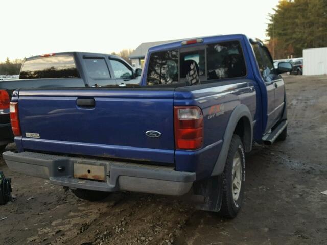 1FTZR45E33PA22935 - 2003 FORD RANGER SUP BLUE photo 4