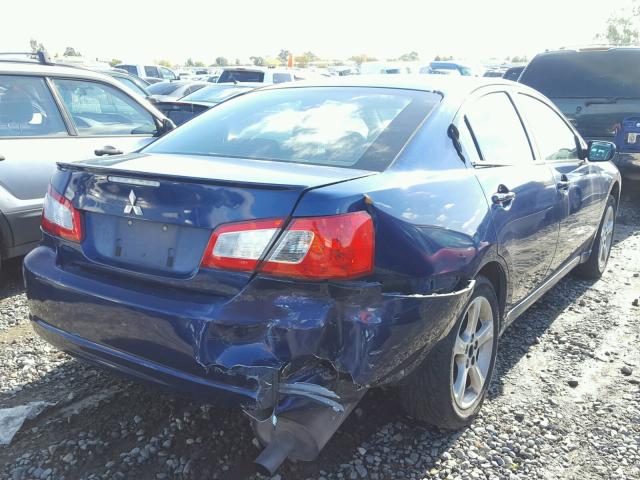 4A3AB36F89E004564 - 2009 MITSUBISHI GALANT ES BLUE photo 4