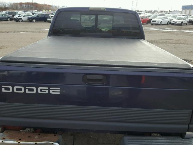 1B7HC13Z9WJ169835 - 1998 DODGE RAM 1500 BLUE photo 6