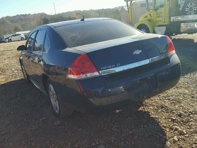 2G1WB5EK5B1208807 - 2011 CHEVROLET IMPALA LT BLUE photo 3