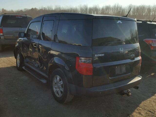 5J6YH18776L016443 - 2006 HONDA ELEMENT EX BLACK photo 3