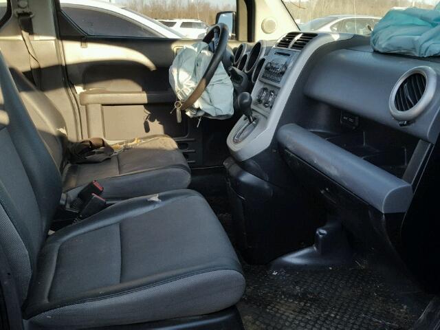 5J6YH18776L016443 - 2006 HONDA ELEMENT EX BLACK photo 5