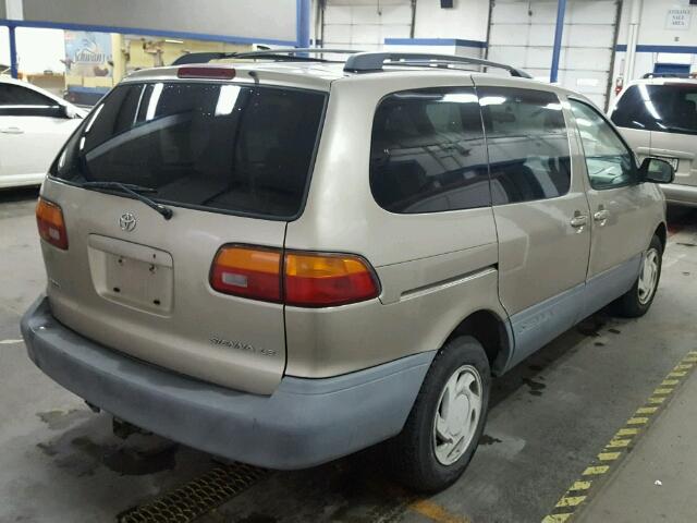 4T3ZF13C7YU220311 - 2000 TOYOTA SIENNA LE TAN photo 4