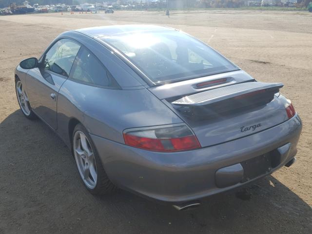 WP0BA29923S635619 - 2003 PORSCHE 911 TARGA GRAY photo 3