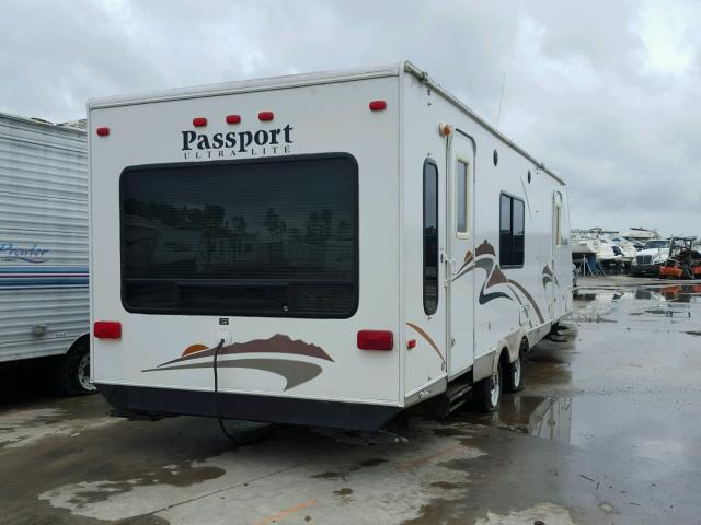 4YDT2852576410698 - 2007 KEYSTONE PASSPORT WHITE photo 4