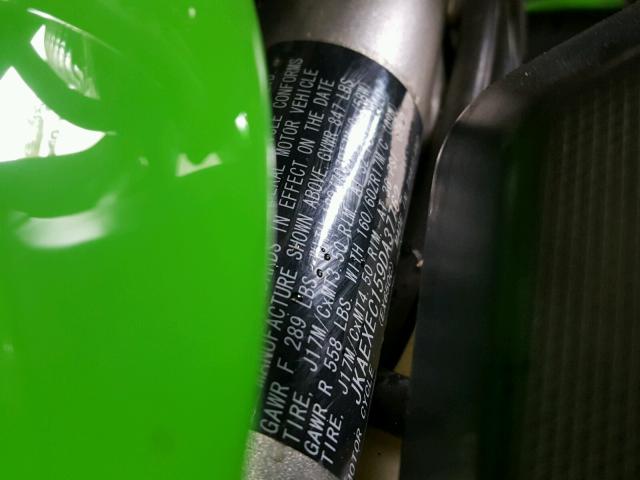 JKAEXEC159DA37762 - 2009 KAWASAKI EX650 C 绿色 照片 10