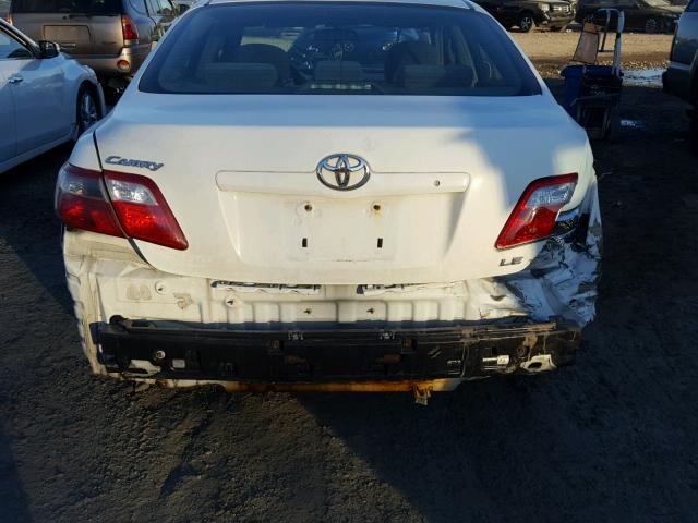 4T1BE46K07U600784 - 2007 TOYOTA CAMRY NEW WHITE photo 9