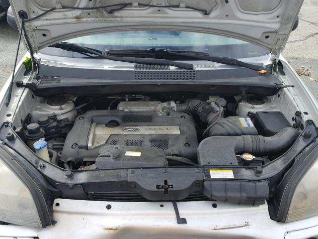 KM8JM12BX6U458851 - 2006 HYUNDAI TUCSON GL SILVER photo 7