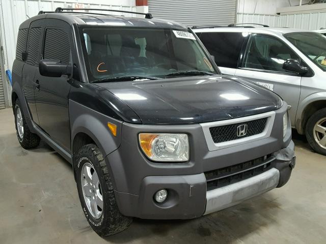 5J6YH28504L006970 - 2004 HONDA ELEMENT EX BLACK photo 1