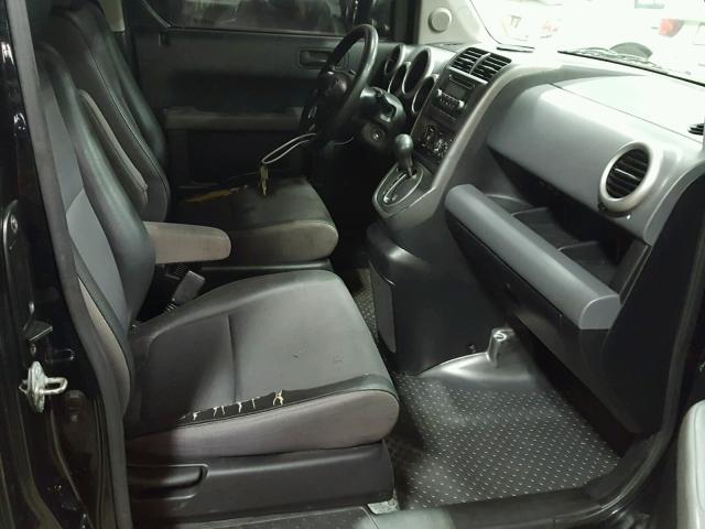 5J6YH28504L006970 - 2004 HONDA ELEMENT EX BLACK photo 5