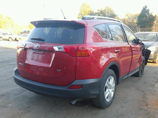 JTMZFREV0FD042815 - 2015 TOYOTA RAV4 LE Qırmızı foto 4