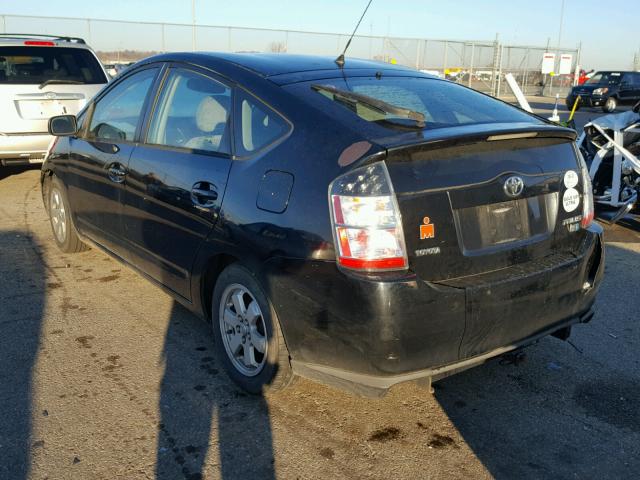 JTDKB20U640022138 - 2004 TOYOTA PRIUS BLACK photo 3