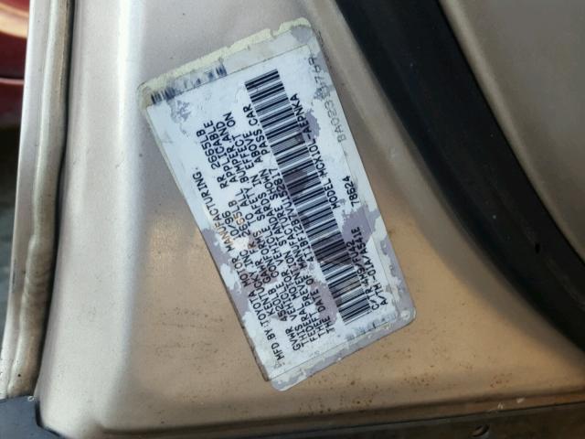 4T1BF12B7VU152817 - 1997 TOYOTA AVALON XL Алтын фото 10