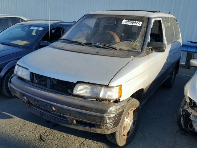 JM3LV5236L0216451 - 1990 MAZDA MPV WAGON SILVER photo 2