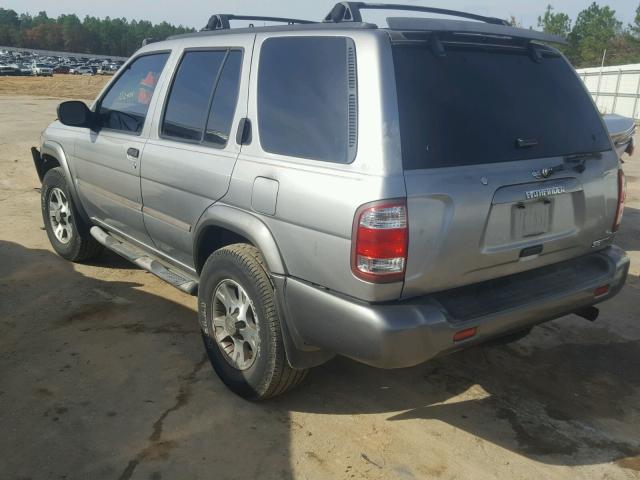 JN8DR09XX1W562403 - 2001 NISSAN PATHFINDER GRAY photo 3