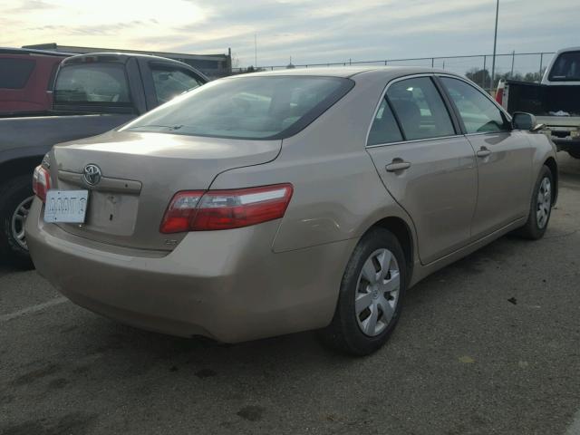 4T4BE46K49R075401 - 2009 TOYOTA CAMRY BASE BEIGE photo 4