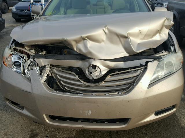 4T4BE46K49R075401 - 2009 TOYOTA CAMRY BASE BEIGE photo 9