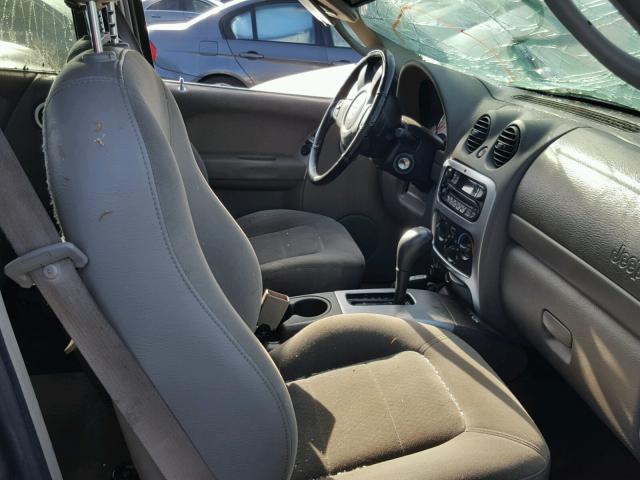 1J4GL58K72W227396 - 2002 JEEP LIBERTY LI BROWN photo 5