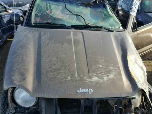 1J4GL58K72W227396 - 2002 JEEP LIBERTY LI BROWN photo 7