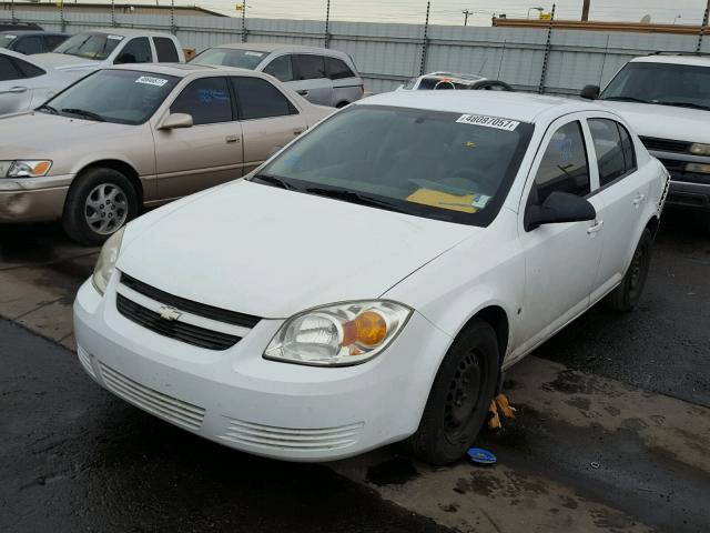 1G1AK55F967819431 - 2006 CHEVROLET COBALT LS WHITE photo 2