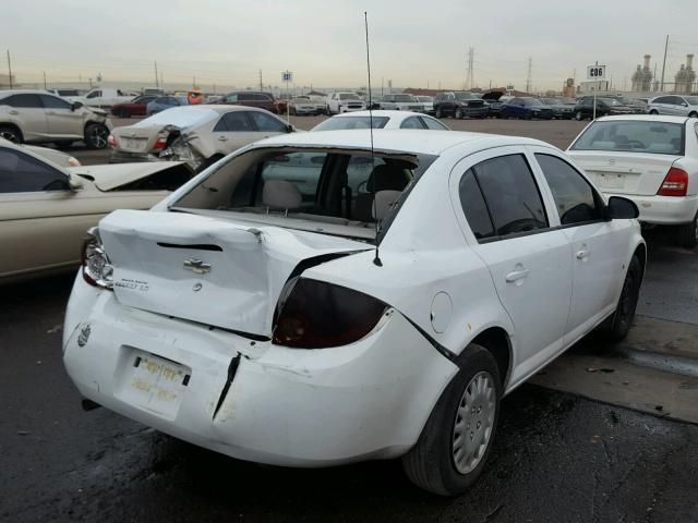 1G1AK55F967819431 - 2006 CHEVROLET COBALT LS WHITE photo 4