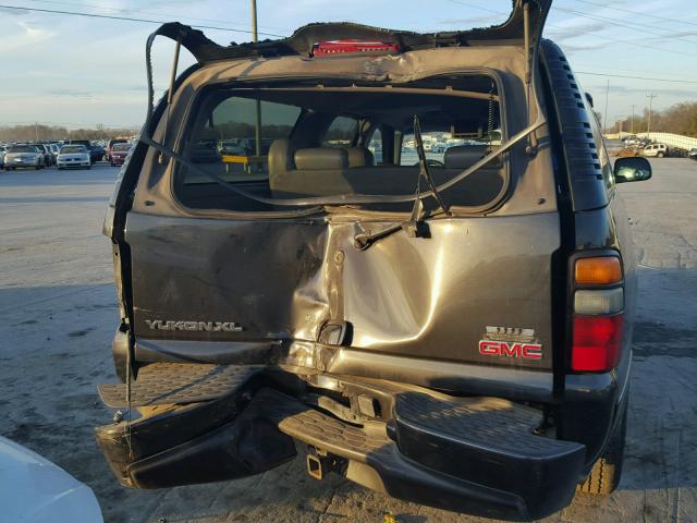 1GKFK66U24J270112 - 2004 GMC YUKON XL D CHARCOAL photo 9