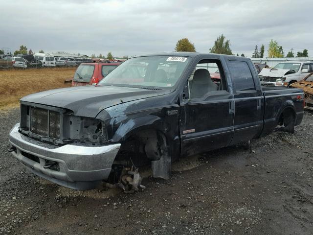 1FTSW31P03EC93863 - 2003 FORD F350 SRW S BLACK photo 2